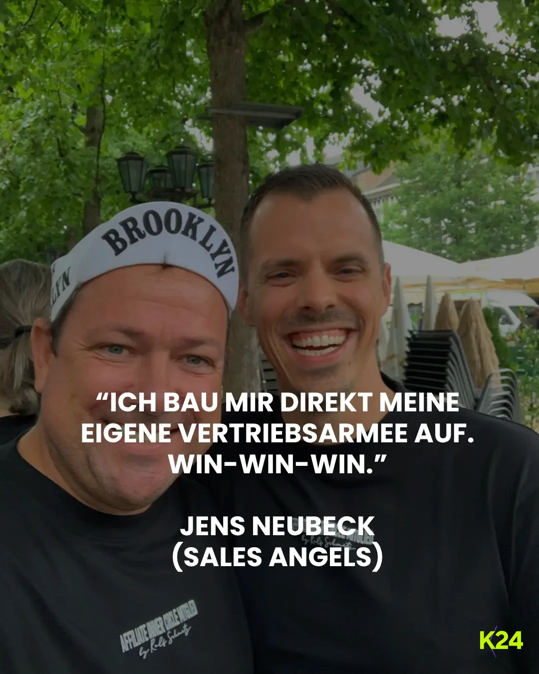 Zitat-Grafik von Jens Neubeck, Sales Angels